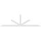 Ekena Millwork Saratoga Architectural Grade PVC Gable Bracket, 108"W x 31 1/2"H x 2"D x 4"F, 7/12 Pitch GBP108X32X0204SAR00 - alternate 4
